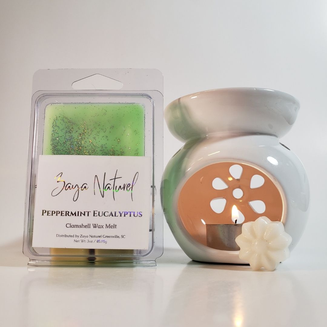 Peppermint Eucalyptus Clamshell Wax Melts