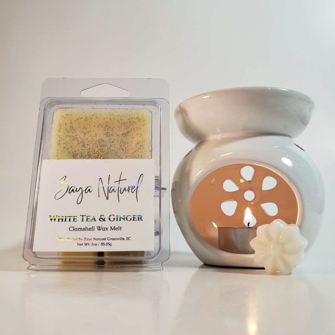 White Tea and Ginger Clamshell Wax Melts