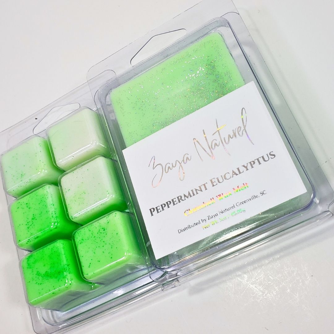 Peppermint Eucalyptus Clamshell Wax Melts