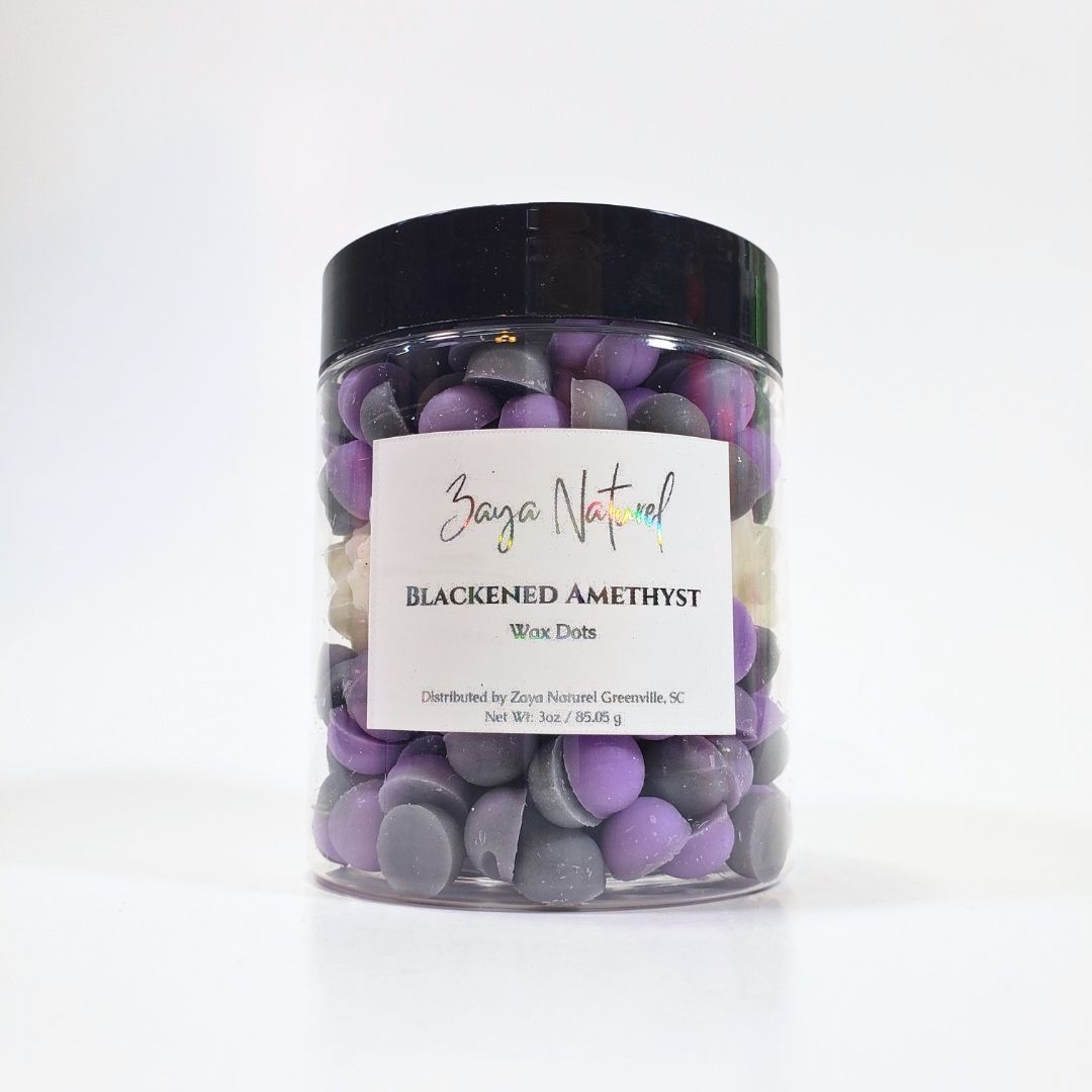 Blackened Amethyst Wax Dots
