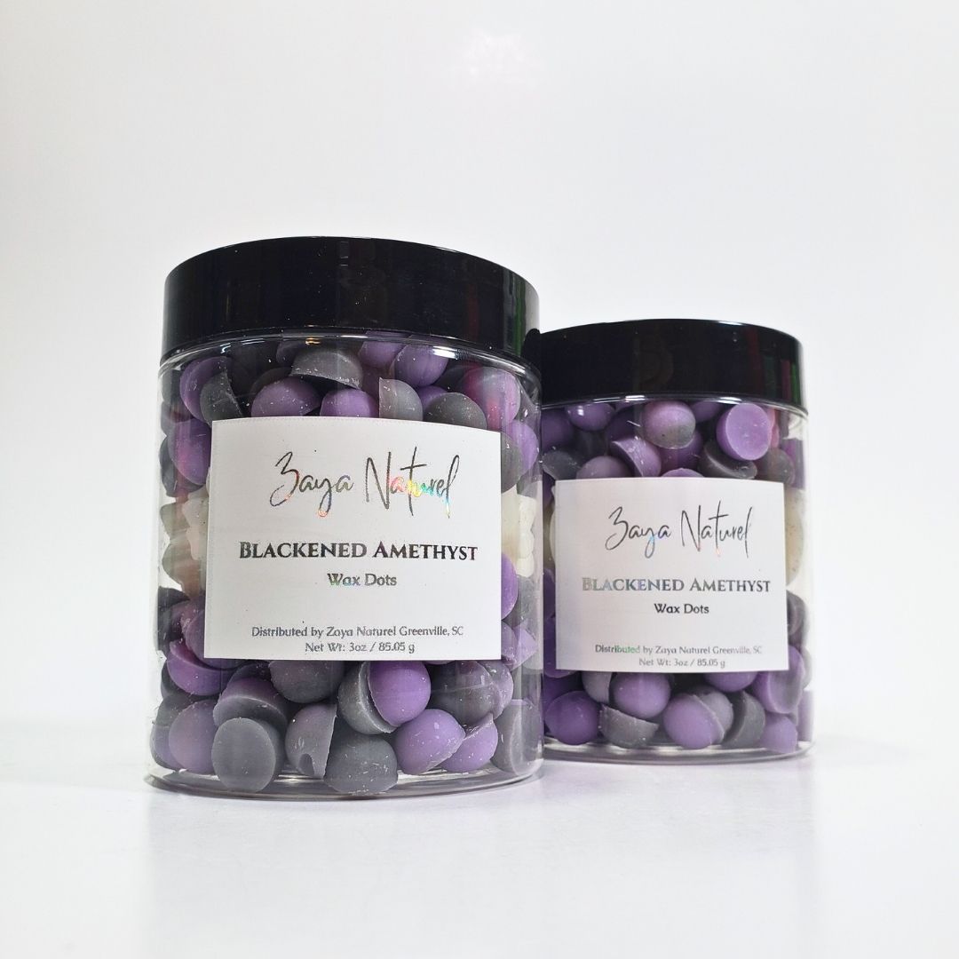 Blackened Amethyst Wax Dots