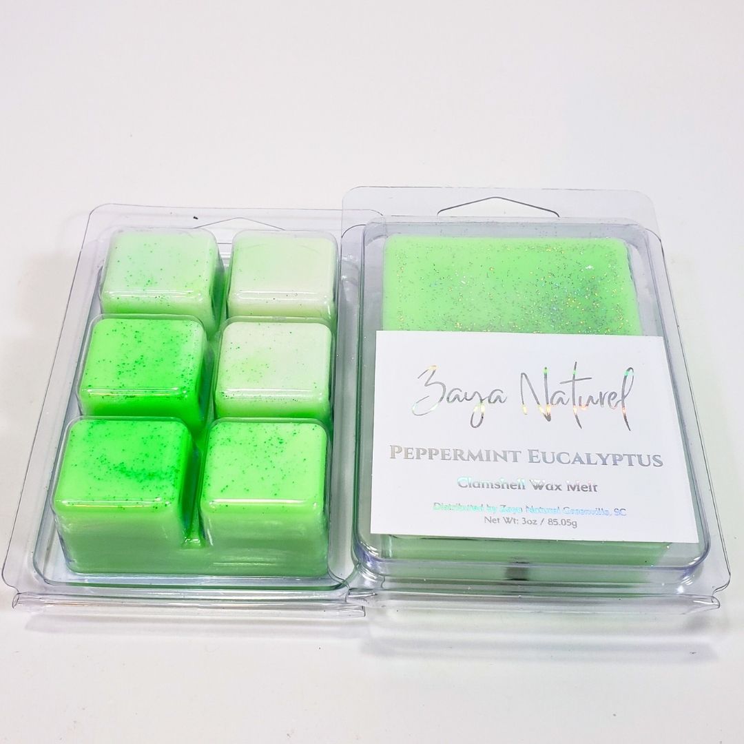 Peppermint Eucalyptus Clamshell Wax Melts
