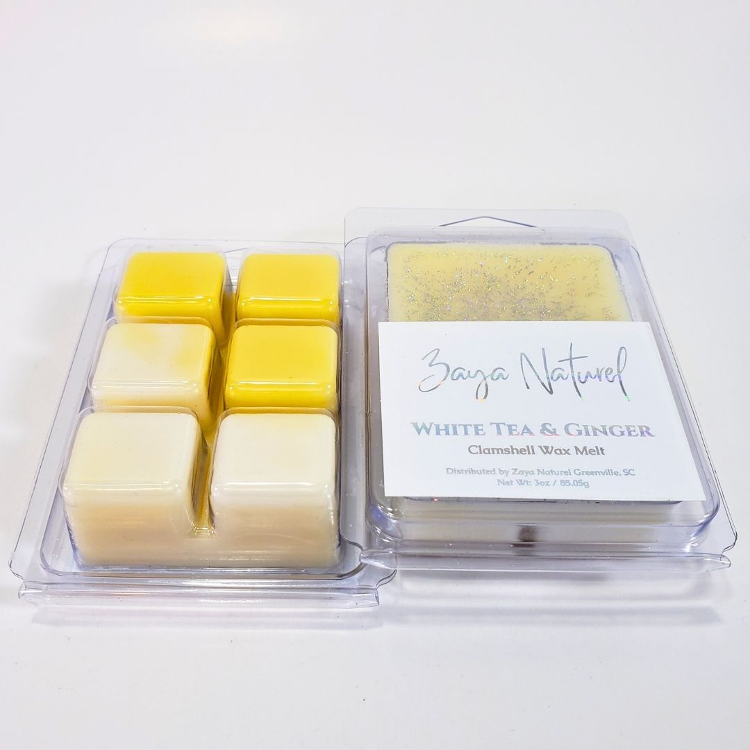 White Tea and Ginger Clamshell Wax Melts