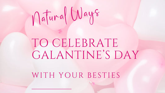 pink and white, heart shaped balloons for galentine's day