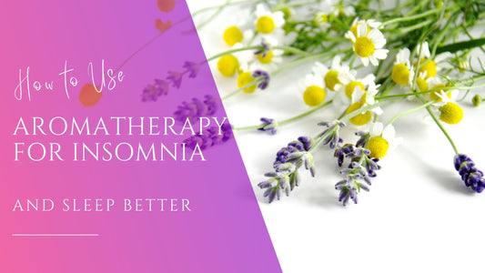 lavender buds and chamomile flowers on a white background