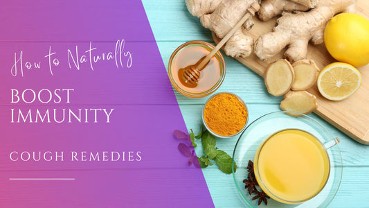 warming herbs, turmeric, ginger and honey that can be used to relieve cough