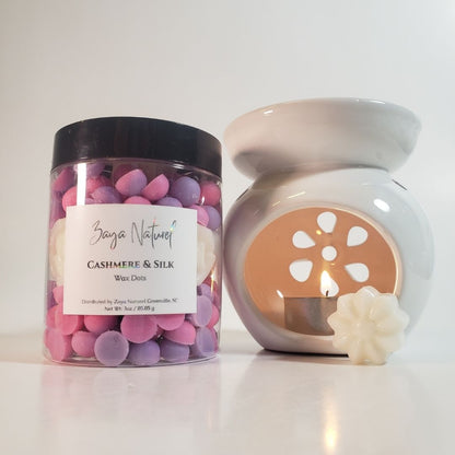 Cashmere and Silk Wax Dots