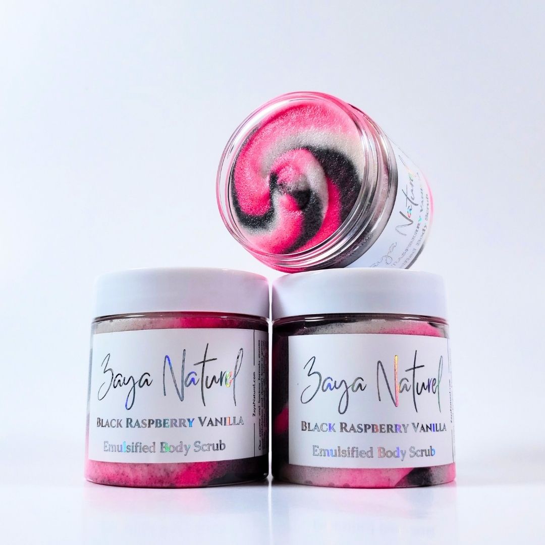 Black Raspberry Vanilla Emulsified Body Scrub