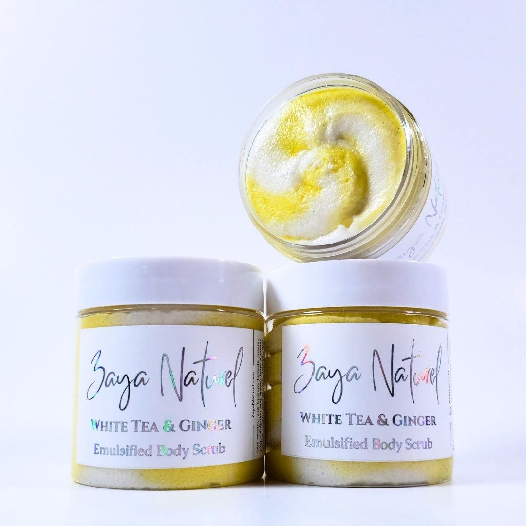 White Tea and Ginger Emulsified Body Scrub