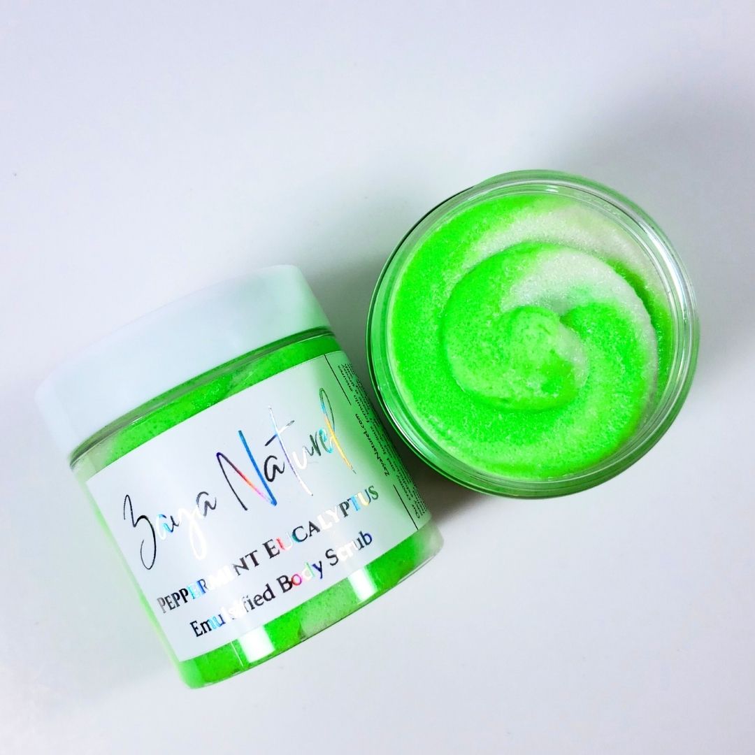 Peppermint Eucalyptus Emulsified Body Scrub