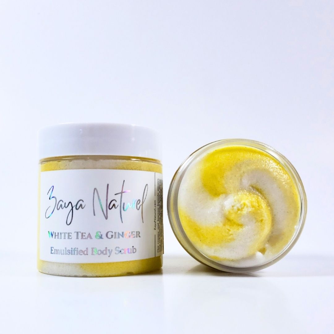 White Tea and Ginger Emulsified Body Scrub