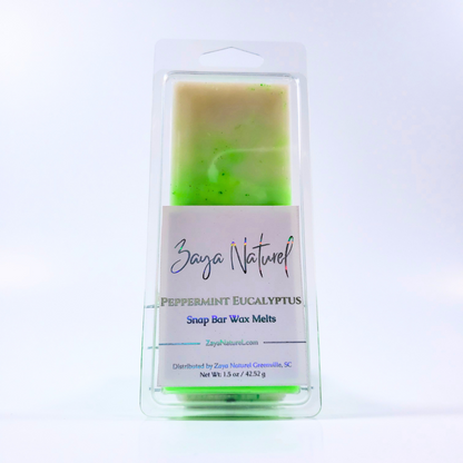 Peppermint Eucalyptus Snap Bar Wax Melts