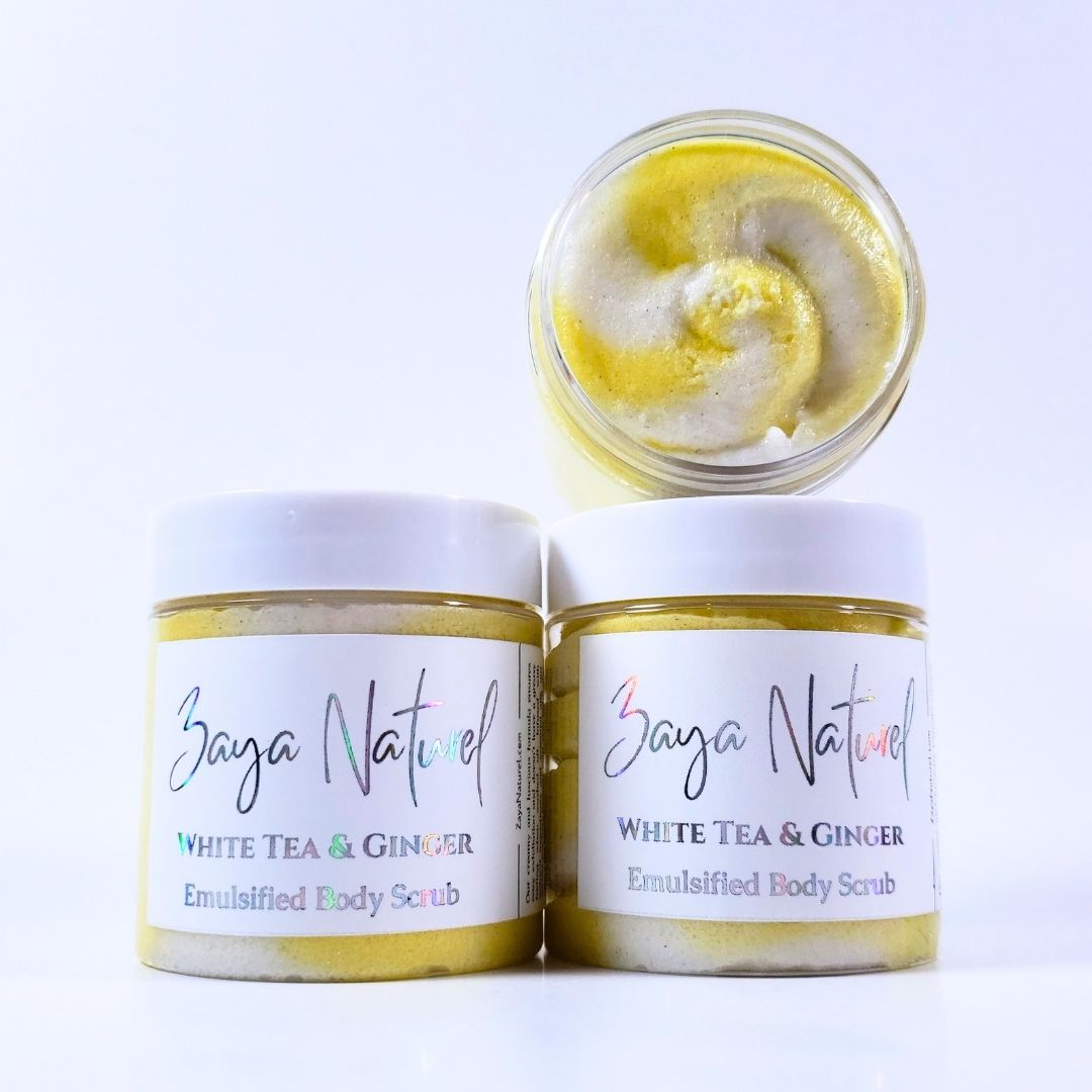 White Tea and Ginger Emulsified Body Scrub