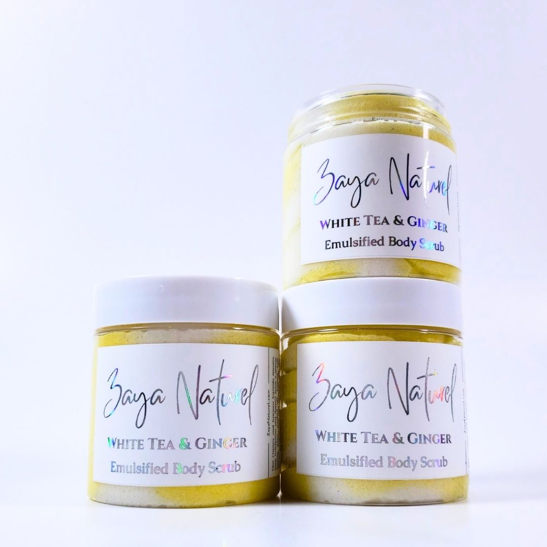 White Tea and Ginger Emulsified Body Scrub